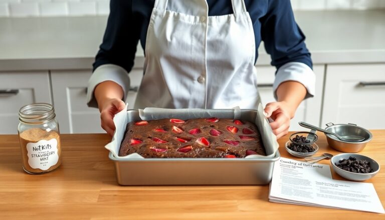 notinkits sourdough strawberry mint brownies